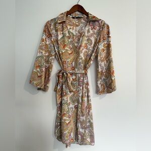 Zara Paisley Dress Small